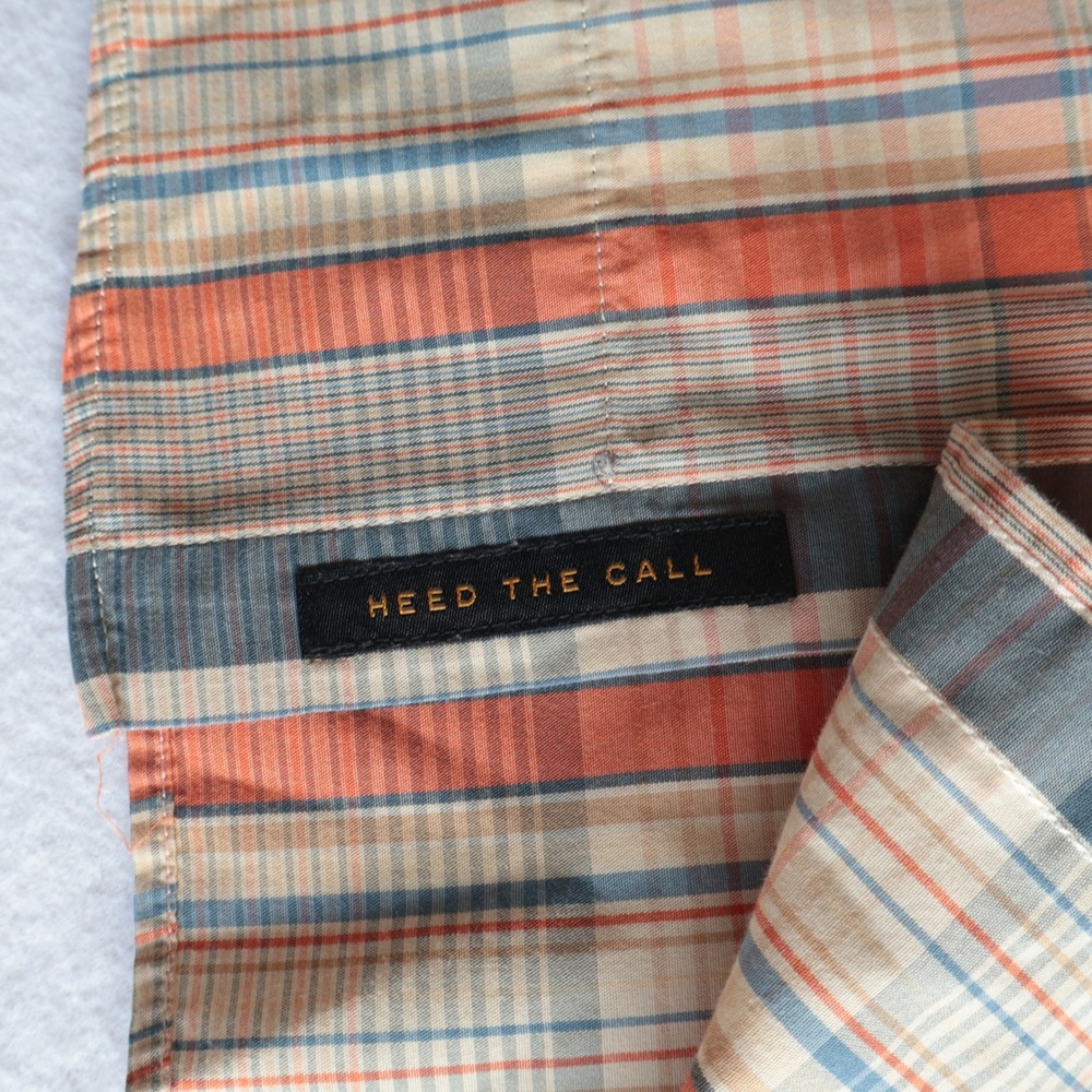 Howler Brothers Mens Size Large H Bar B Snap Shirt Pearl Snap Plaid Short Sleeve - Picture 8 of 12